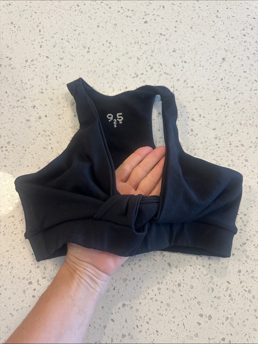 9 2 5 sprite bra size small black